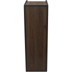 Household Essentials Walnut Cubby Coffee Table