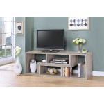 Coaster Home Furnishings Coaster Contemporary Grey Driftwood Convertible Bookcase TV Stand