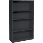 HON 4 Shelf Metal Bookcase Black HONS60ABCP
