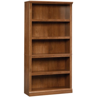 Sauder 5-Shelf Split Bookcase Oiled Oak finish