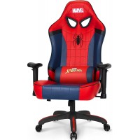 Marvel Avengers Gaming Chair Desk Office Computer Racing Chairs Adults Gamer Ergonomic Game Reclining High Back Support Racer Leather Spider Man Red M