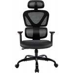 Office Chair FelixKing Ergonomic Desk Chair with Lumbar Support High Back Mesh Gaming Chair with Adjustable Headrest and Armrests for Conference Room Black
