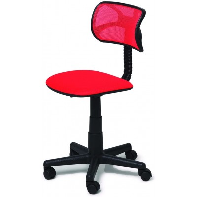 Urban Shop Swivel Mesh Desk Chair Red