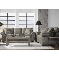 Roundhill Furniture Leinster Sofas Gray
