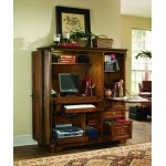 Hooker Furniture Brookhaven Computer Cabinet in Clear Cherry