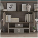 Office 500 72W Desk Hutch in Modern Hickory Engineered Wood