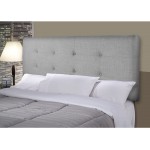 MJL Furniture Designs Ali Collection Olivia Series Upholstered Tufted and Padded California King Size Headboard Contemporary Styled Bedroom Décor California King Size Doe Tan