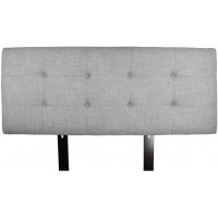 MJL Furniture Designs Ali Padded Bedroom Headboard Contemporary Styled Bedroom Décor HJM100 Series Headboard Dark Gray Finish California King Sized USA Made