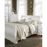 Signature Design by Ashley Anarasia Traditional Queen Sleigh Headboard ONLY White