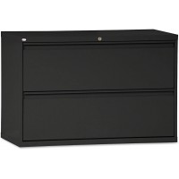 Alera 2-Drawer Lateral File Cabinet 42 x 19-1 4 x 28-3 8-Inch Black