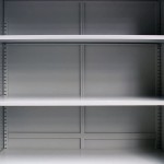 Festnight Floor Cabinet Storage with 2 Doors & 3 Adjustable Shelves for Office Decor Steel Gray 35.4"x15.7"x55.1"