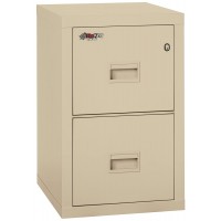 Fireking Turtle One-Hour Fireproof Vertical Filing Cabinet 2 Drawers Legal or Letter 18" W x 22" D Parchment