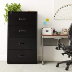 HON Filing Cabinet 400 Series Four-Drawer Lateral File Cabinet 30w x 19-1 4d x 53-1 4h Black 434LP