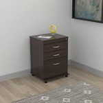 Inval America 3-Drawer File And Storage Cabinet