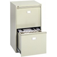 Safco Products Vertical File Cabinet 2-Drawer  Tropic Sand