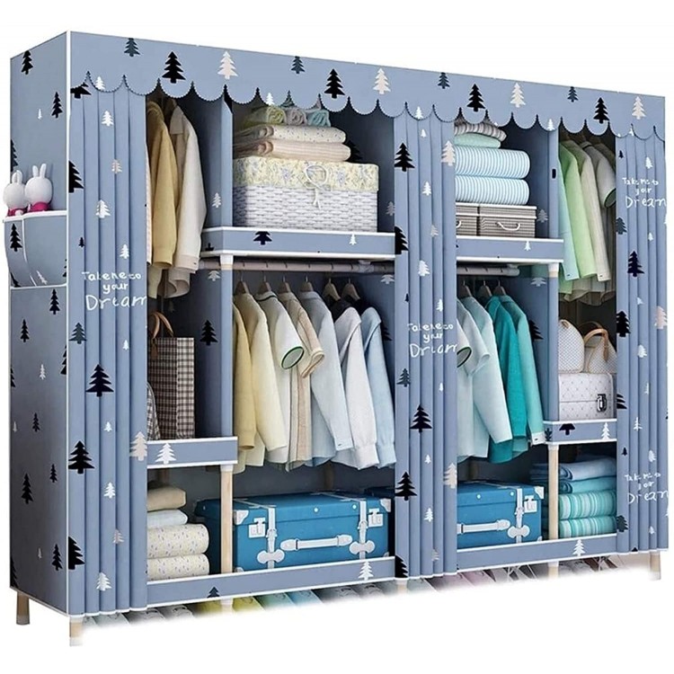 Chests Home Bedroom Wardrobe Armoire Portable Wardrobe Cloth Wardrobe for Combination Wardrobe Storage Cabinet for Bed Room Office HAODAMAI