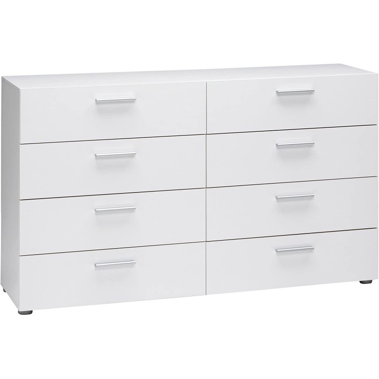 Tvilum Austin 8-Drawer Dresser White