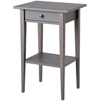 IKEA Hemnes Nightstand Gray Dark Gray Stained 003.817.35 Size 18 1 8x13 3 4"