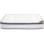 Continental Sleep 9-Inch Medium Firm Pillowtop Pocketed Coil Hybrid Mattress Queen White