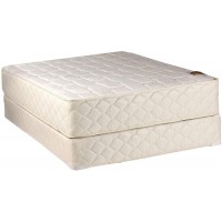 DS Solutions USA Grandeur Deluxe Double-Sided Gentle Firm King Mattress and Box Spring Set with Bed Frame Included Orthopedic Type Spine Support Luxury Height Long Lasting Comfort