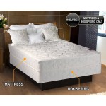 DS Solutions USA Legacy None Flip 1-Sided Full Mattress and Low Profile Box Spring Set with Mattress Cover Protector Included Good for Your Back Longlasting