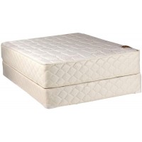 DS USA Grandeur Deluxe Gentle Firm 2-Sided Queen Size Mattress and Box Spring Set with Mattress Cover Protector Spine Support Fully Assembled Orthopedic Longlasting Comfort