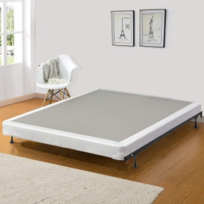 Greaton Assembled Low Profile Metal Traditional Box Spring Foundation For Mattress Queen Size