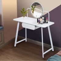 IYFAN Vanity Set with Lighted Mirror,Vanity Table with Drawer Dressing Table Vanity Makeup Table Vanities & Vanity Benches Vanity Table Set