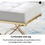 Vanity Benches Dressing Stool Makeup Stool Chair White Changing Chairs Dressing Table Stool,Simple And Modern Bed End Stool,Leather Soft Bag Can Used Dressing Stool Side Table Coffee Chair Makeu