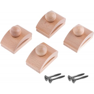 Classy Clamps Wooden Quilt Wall Hangers – 4 Small Clips Light and Screws for Wall Hangings Tapestry Hangers Quilt Hangers for Wall hangings Quilt Clips Wall Clips for Hanging Quilt Racks
