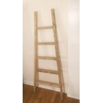 Rustic Ladder 60" Distressed Blanket Ladder Quilt Rack Leaning Ladder Pot Rack Custom Built