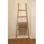 Rustic Ladder 60" Distressed Blanket Ladder Quilt Rack Leaning Ladder Pot Rack Custom Built