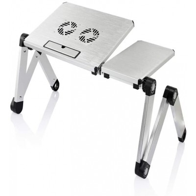 ShiSyan Desk Cooling Laptop Desk Aluminum Folding Table Bed Small Dining Table C_5226.5cm