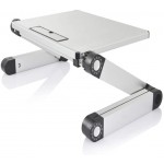 ShiSyan Desk Folding Laptop Table Aluminum Bed Lazy Table Small Desk Small Dining Table D_3526.5cm