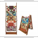 The LadderRack It's 2 Quilt Racks in 1! 7 Rung 24" Model American English