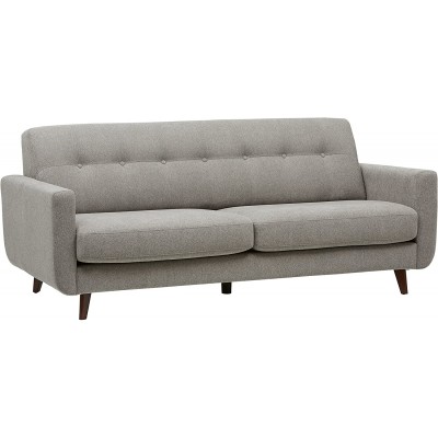 Brand – Rivet Sloane Mid-Century Modern Sofa Couch 79.9"W Pebble Grey