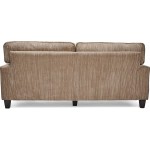 Serta Palisades Upholstered Sofas for Living Room Modern Design Couch Straight Arms Soft Fabric Upholstery Tool-Free Assembly 73" Sofa Beige