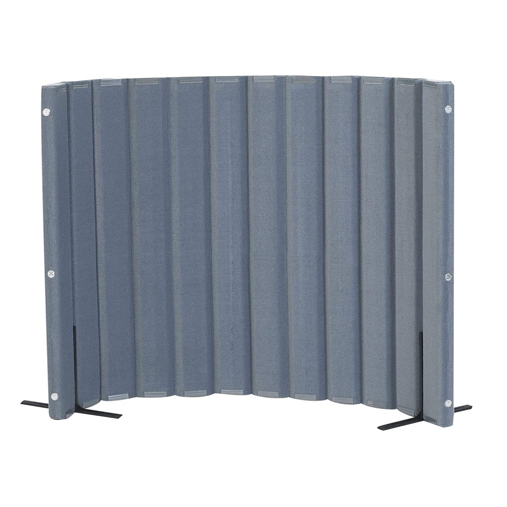 Angeles Quiet Divider with Sound Sponge 48”x6' Room Divider Slate Blue AB8450BL Free-Standing Classroom Partition Preschool or Daycare Wall Panel