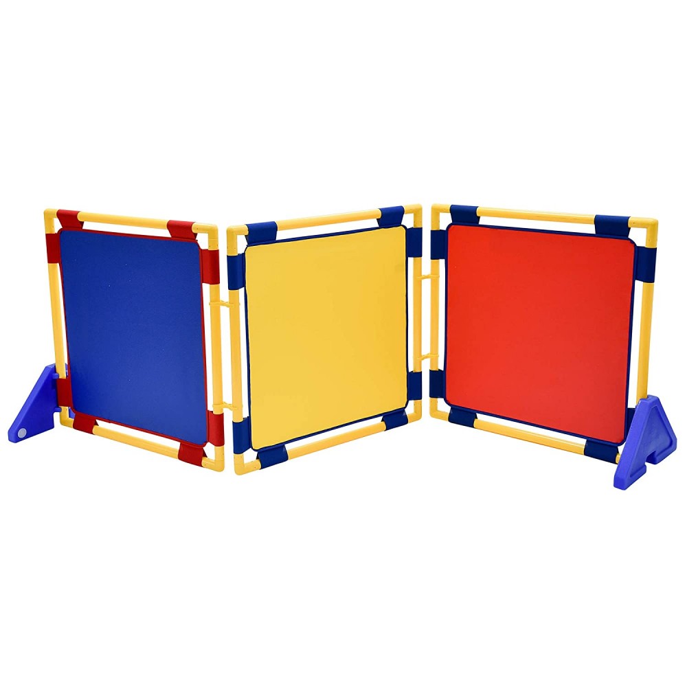 Children's Factory Square PlayPanel Set Kids Room Divider Privacy Panels Free-Standing Classroom Partition Screens for Daycare Homeschool Montessori