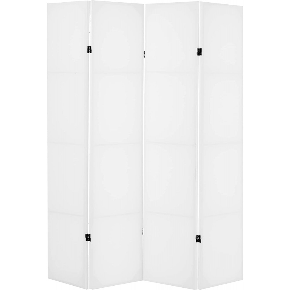 Oriental Furniture 6 ft. Tall Do It Yourself Canvas Room Divider 4 Panel