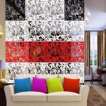 Room Dividers Hanging Room Divider Bird Flower Hanging Screen Partition Divider for Home Room Wall