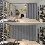 Room Dividers Now Ceiling Track Room Divider Kit X-Large A 8ft Tall x 9ft 12ft Wide Slate Gray