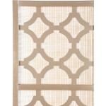 Roundhill Furniture Quarterfoil Infused Diamond Design 4-Panel Room Divider Gold