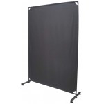 STEELAID Room Divider | Freestanding Office Wall Partition with Blackout Screen Durable Iron Frame Classroom Dorm Room Kids Room Freestanding 50" W X 71" H