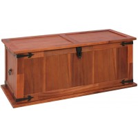 FAMIROSA Storage Chest Storage Trunks Box Organizer with Safety Hinge Sturdy Wooden Storage Trunk with Metal Latch for Home Livingroom Bedroom Cafe Bar Hotel 35.4"x17.7"x15.7"