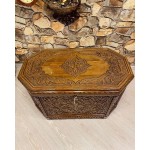 handmade wooden box Handmade Walnut chest storage trunk large wooden Box