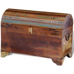 INLIFE Reclaimed Storage Chest Solid Wood