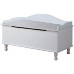 Kings Brand Furniture Applegate Storage Bench Toy Chest White