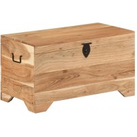 Storage Chest Storage Trunk Organizer Box Flip-Top Wooden Toy Box Coffee Table Side Table for Living Room Bedroom Easy Assembly Rustic Brown 28.7" x 15.4" x 16.1"