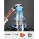Cobbe Shower Head LED Color Changing Filter Filtration Water Saving Spray Handheld Showerheads with Hose and Base for Dry Skin & Hair with Temperature-Controlled Shower Heads